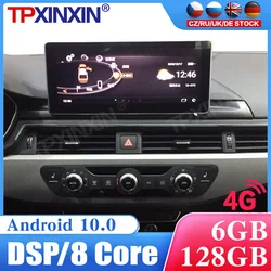 Reproductor Multimedia de vídeo y Radio para coche, unidad principal de navegación estéreo, accesorios GPS, Android 10, 2Din, sin dvd, para Audi A4L 2017 2019