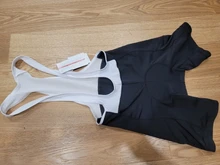 Santic-pantalones cortos con pechera para hombre, para Ciclismo de montaña, acolchados, para verano, talla asiática