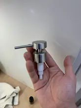 Lotion Dispenser Soap-Pump Liquid Replacement Stainless-Steel Bathroom Jar for 6-Types