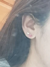 Mini juego de pendientes de estrella de corazón para mujer, pendientes pequeños de hoja cuadrada, aretes de perlas, joyería coreana 2020