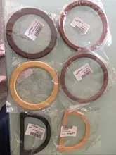 Mango De madera redondo en forma De D, accesorio De repuesto para bolso De mano, asas De anillo, portátil, 1 unidad