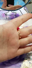 Anillo de boda para mujer, sortija ajustable, 7 colores, cristal de resina, rosa, Color dorado