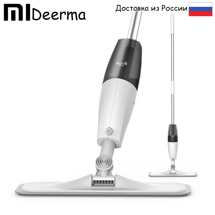 Швабра с распылительной водой Xiaomi deerma спрей TB500 (CN) вес 0 75 кг бак для воды 35 л