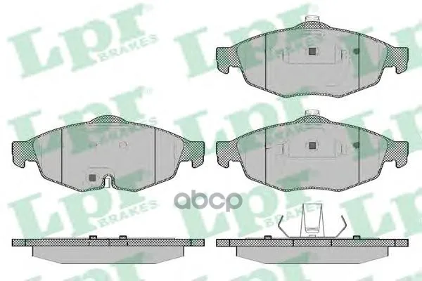 Колодки Тормозные Chrysler Sebring 2.0-2.7 01- /Volga Siber 08- Передние Lpr 05p1356 Lpr арт. 05P1356