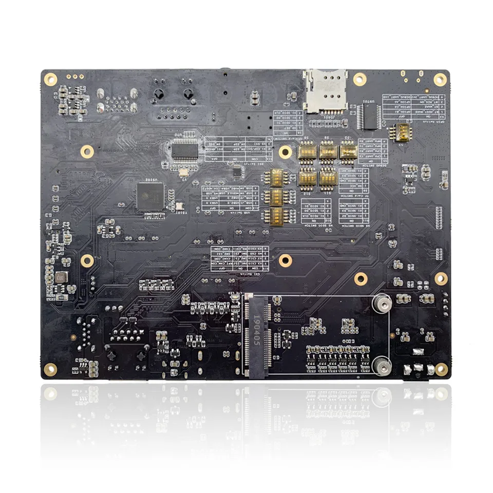 96 плат Rockchip RK1808 Linux Developer Kit для низкомощного встроенного искусственного интеллекта, встроенный NPU и Gigabit Ethernet