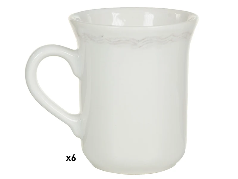Набор из 6 чашек(6 шт)(8,5x12,5x10 см)-Королевская кухонная коллекция