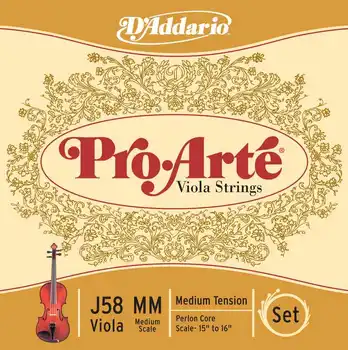 

J58-mm-b10 Pro-Arte strings for Alta, average 10 sets, D'Addario