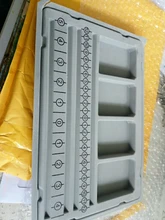 Tablero de cuentas aterciopeladas para fabricación de joyas, bandeja organizadora de Diseño Artesanal, accesorios de herramienta de medición, color gris