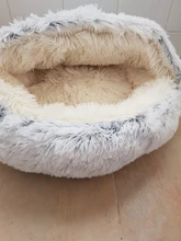 Cat-Bed Cats Nest Puppy-Sleeping-Bag Dogs Plush Soft Round Small Warm Winter New Long