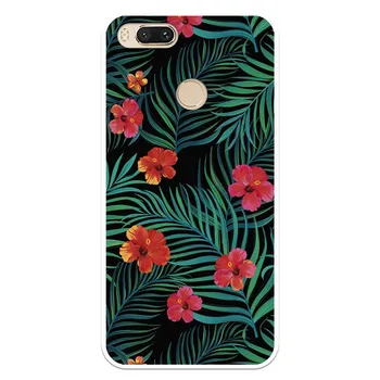

Stand case costume drawing Flowers WP029 for Xiaomi Mi A1/5X