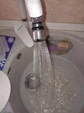 Diffuser Faucet-Connector SPRAYER-FILTER Swivel Water-Saving Kitchen 360-Degree Oauee