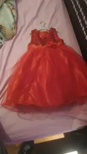 Vestido de princesa de encaje para niña, ropa de fiesta de cumpleaños de Navidad, vestidos de flores rojas para niña, traje de graduación de invierno