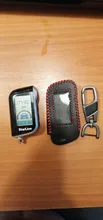 Funda de cuero Real para llave de coche Starline, llavero para mando a distancia LCD, protector de piel, para modelos A93, A63, A36, A39, A66, A96