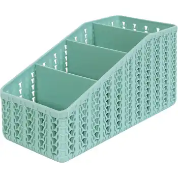 

Organizer "knitting" 4 sections color sea wave