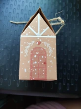 Gift-Bags Boxes Guests-Packaging Merry-Christmas Deer Candy Stickers No Party with Snowflakes