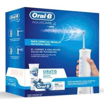 

Irrigator Oral b Aquacare 4 + toothpaste