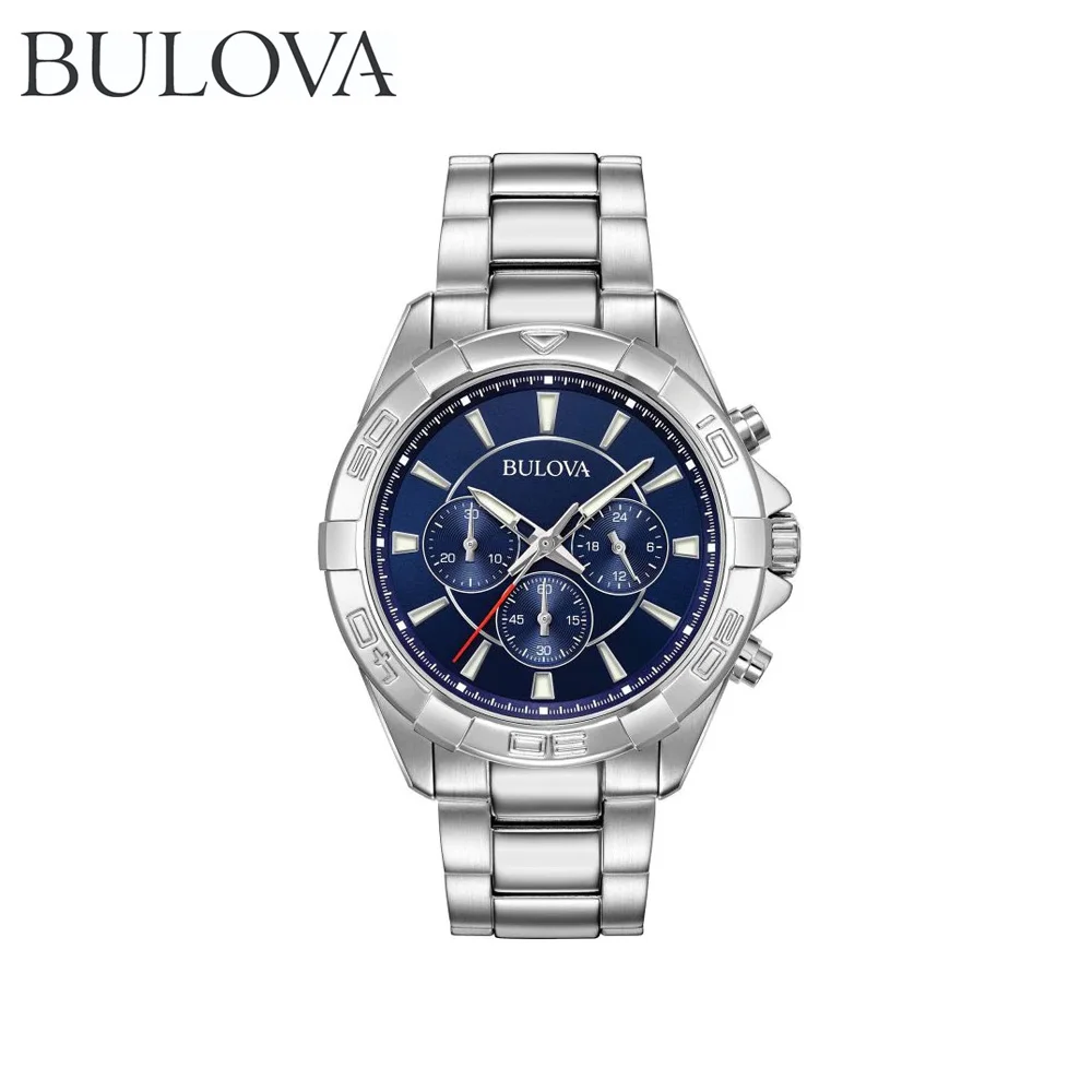Наручные часы Bulova 96A215 мужские с кварцевым хронографом на браслете