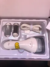 PRITECH-pies eléctricos 1138, removedores de callos, Lima de pies recargable con 3 cabezales de molienda, herramienta impermeable para el cuidado de los pies