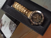 Winner-Reloj de pulsera para hombre, transparente, brillante, movimiento de engranaje, masculino