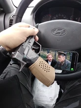 Funda de guante antideslizante para la mayoría de pistolas Glock 17 19, accesorios de caza, pistola táctica, funda de agarre de goma, revista