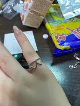 Anillo abierto Ajustable con forma de corazón ahuecado, color dorado, joyería de amor para mujer, regalos para chica