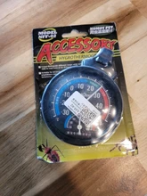 Termómetro de temperatura para reptiles, higrómetro de humedad, medidor de vivero, suministros de tanque