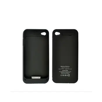 

Shell, battery and stand for iPhone4 / 4S, 1500mAh, (black)