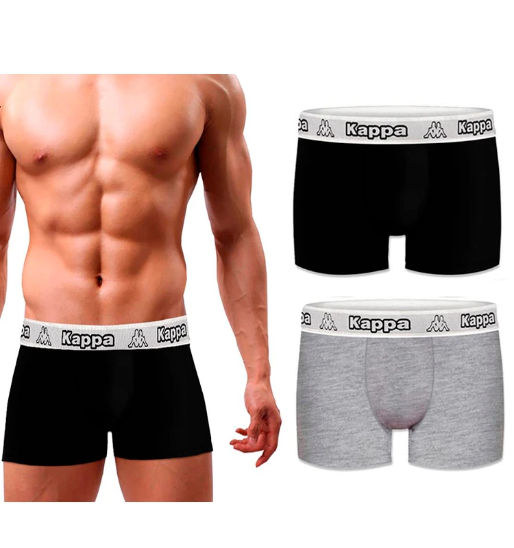 Kappa Men's Boxer Shorts In 3/6 Pack In Gray And Black Color - Boxers -  AliExpress