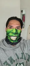 Diadema mágica sin costuras 3D para cara de payaso, Cráneo fantasma, cubierta de polaina para el cuello, Bandana de Halloween, protección UV, bufanda para motorista