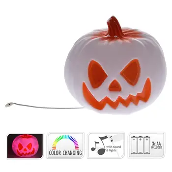 

HALLOWEEN PUMPKIN WITH LIGHT AND SOUND