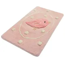 Коврик для ванной-коврики | коврик для ванной нескользящие Противоскользящие коврики Birdie Pink 60X100 см