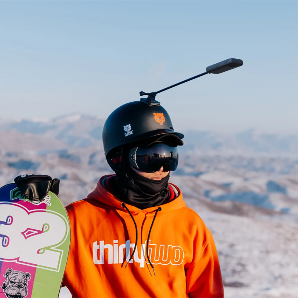 Байкерское U-образное крепление Insta360 (GO 2/ONE X2/ONE R) с невидимой палкой для селфи