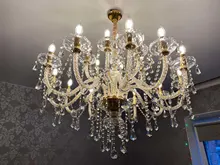 Crystal Chandelier Pendants Indoor-Lamp Tiffany Home-Lighting Living-Room Modern Lustres-De-Cristal-Decoration