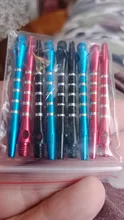 9 unids/set aluminio mediano dardos arcos ejes Dart tallos echar juguete nuevo