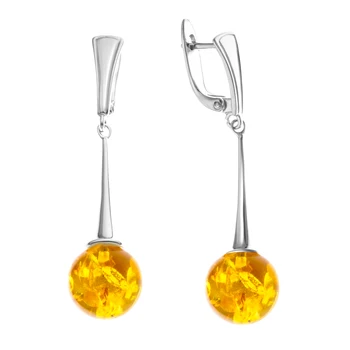 

Silver earrings with