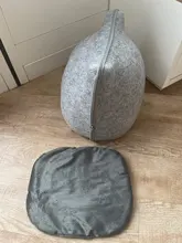 Cat-Bed Cushion Cats-Basket-Bags Nest Pet-Supplies Cave-Sleeping-Bag Zipper for Felt-Cloth