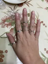 Anillo de boda con ondas y relámpago para mujer, conjunto de anillos de oro, joyería a la moda, venta al por mayor