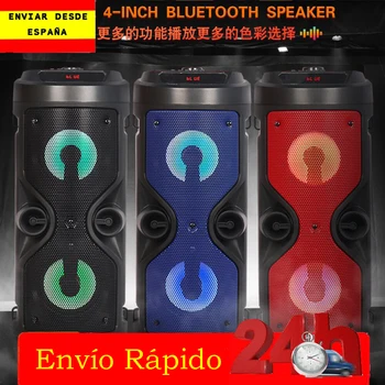 

Tower's ZQS-4209 Bluetooth speaker with FM Radio, USB and 12W, speaker with lights multicoroles, portable karaoke speaker shoulder