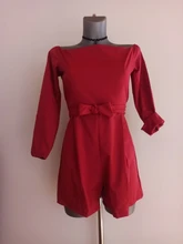 GAOKE-mono ajustado de cintura alta con hombros descubiertos para mujer, outfit de fiesta, pantalones cortos