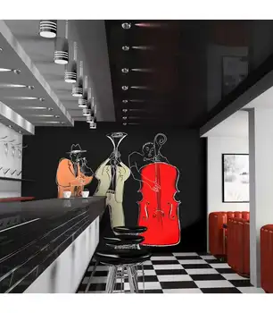 

Photomural-musical instruments (jazz)