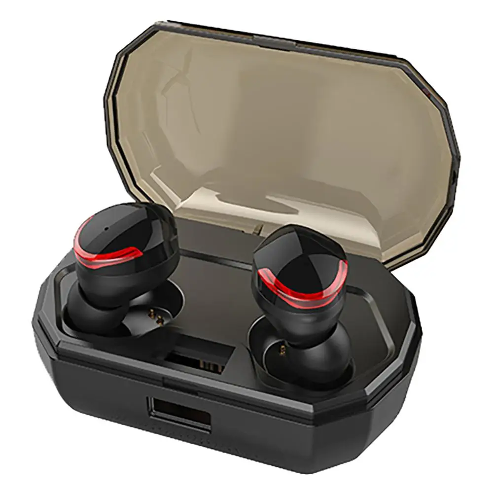Черный X10 Bluetooth гарнитура TWS 5,0 цифровой дисплей с зарядкой Мобильная мощность 7 Уровень Водонепроницаемый Bluetooth гарнитура портативный