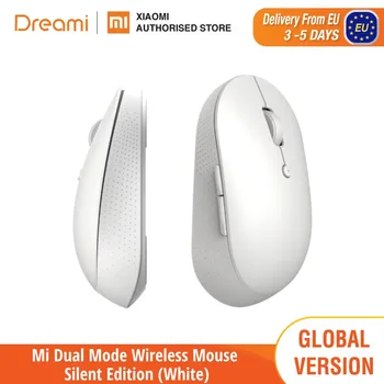 

Mi Dual Mode Wireless Mouse Silent Edition (Black) Global Version, For Macbook Notebook Laptop Portable Mouse