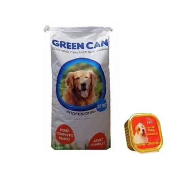 

GREENCAN adult dog food maintenance-20Kg + free pate can