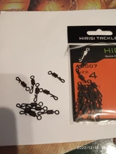 Giratorios de pesca de carpa, aparejo para pesca de carpa de acero inoxidable de cambio rápido, 25 piezas