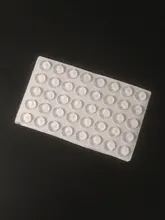 KAK 30-80 Uds Auto adhesivo de silicona almohadillas de muebles de gabinete de parachoques de goma amortiguador de protección de Hardware de muebles