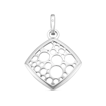 

925 sterling silver pendant with stones: Diamond, womens neck pendants, fashion jewelry, female.