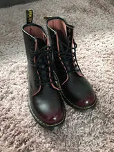 Pasal-Botines de piel auténtica para Mujer, Botas de trabajo, calzado cómodo para Otoño e Invierno