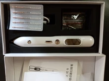 Plasma LCD pluma Profesional tatuaje láser topo de pluma de cuidado de la piel Etiqueta de eliminación peca verruga mancha removedor