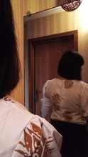 Camisa con estampado de piña para mujer, blusa informal holgada de manga larga, Tops recortados de cuello redondo de moda para el trabajo