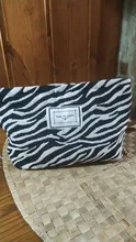 Bolsa para cosméticos de lienzo con estampado de leopardo para mujer, bolsa de maquillaje con cremallera resistente al agua, organizador de maquillaje para lavado de viaje, estuche de belleza